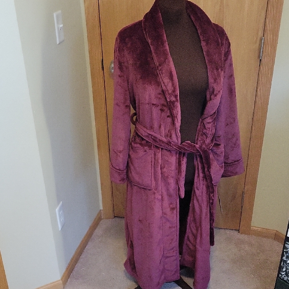 Charter Club Plum Fleece Jacket